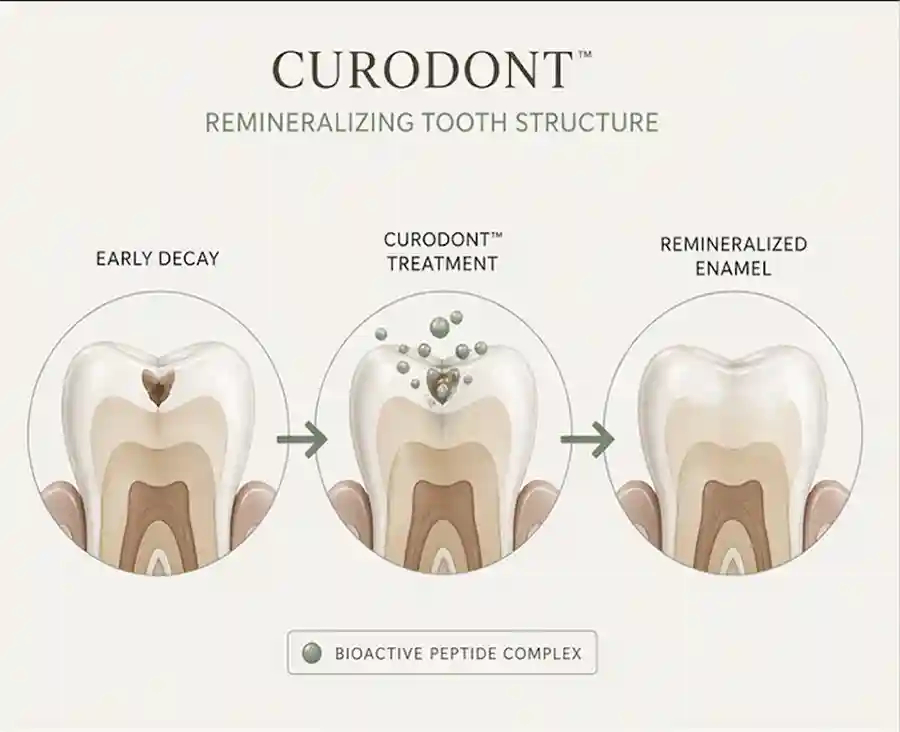 Curodont tooth structure diagram